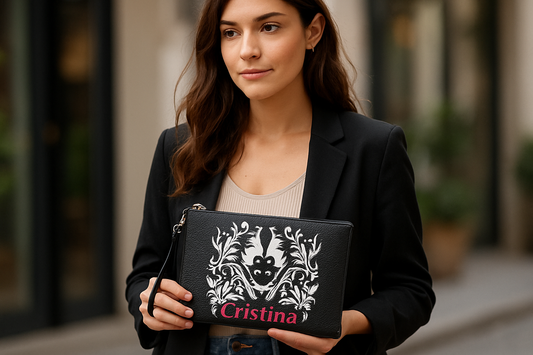 Ragazza con pochette