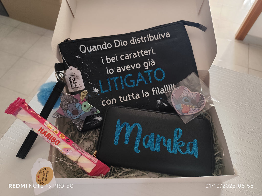 🎄 Box Regalo Natalizia Premium - Set Deluxe in Ecopelle Personalizzato