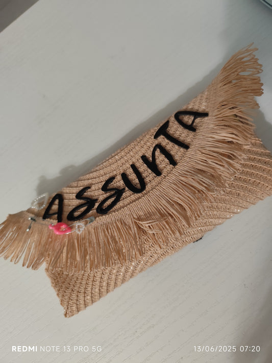 ☀️ Pochette SUMMER in Raffia - L'Accessorio Perfetto per l'Estate